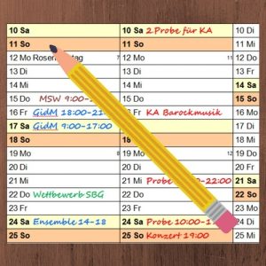 Gut geplant ins 2. Semester, well planned into the 2nd semester